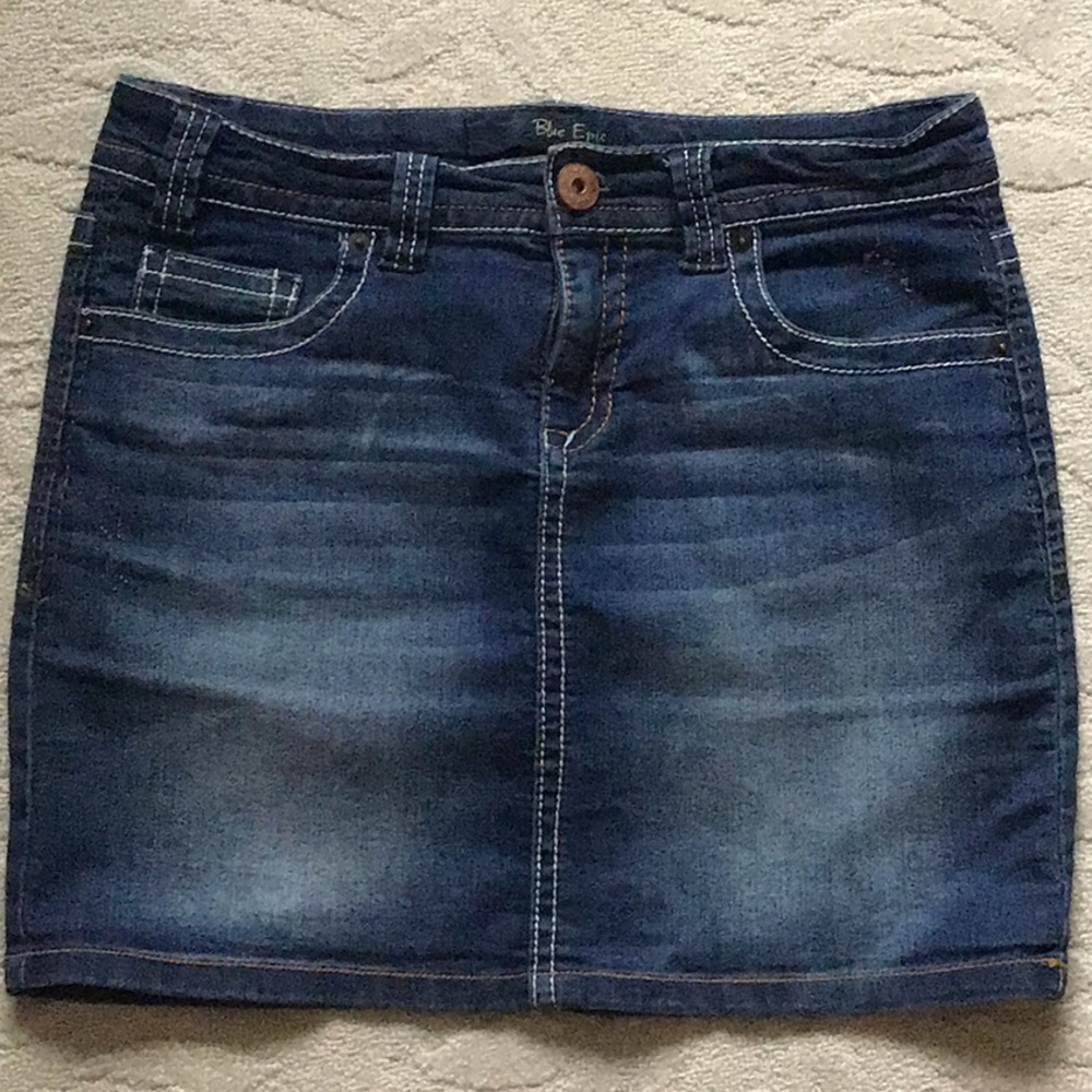 Blue Epic mini skirt